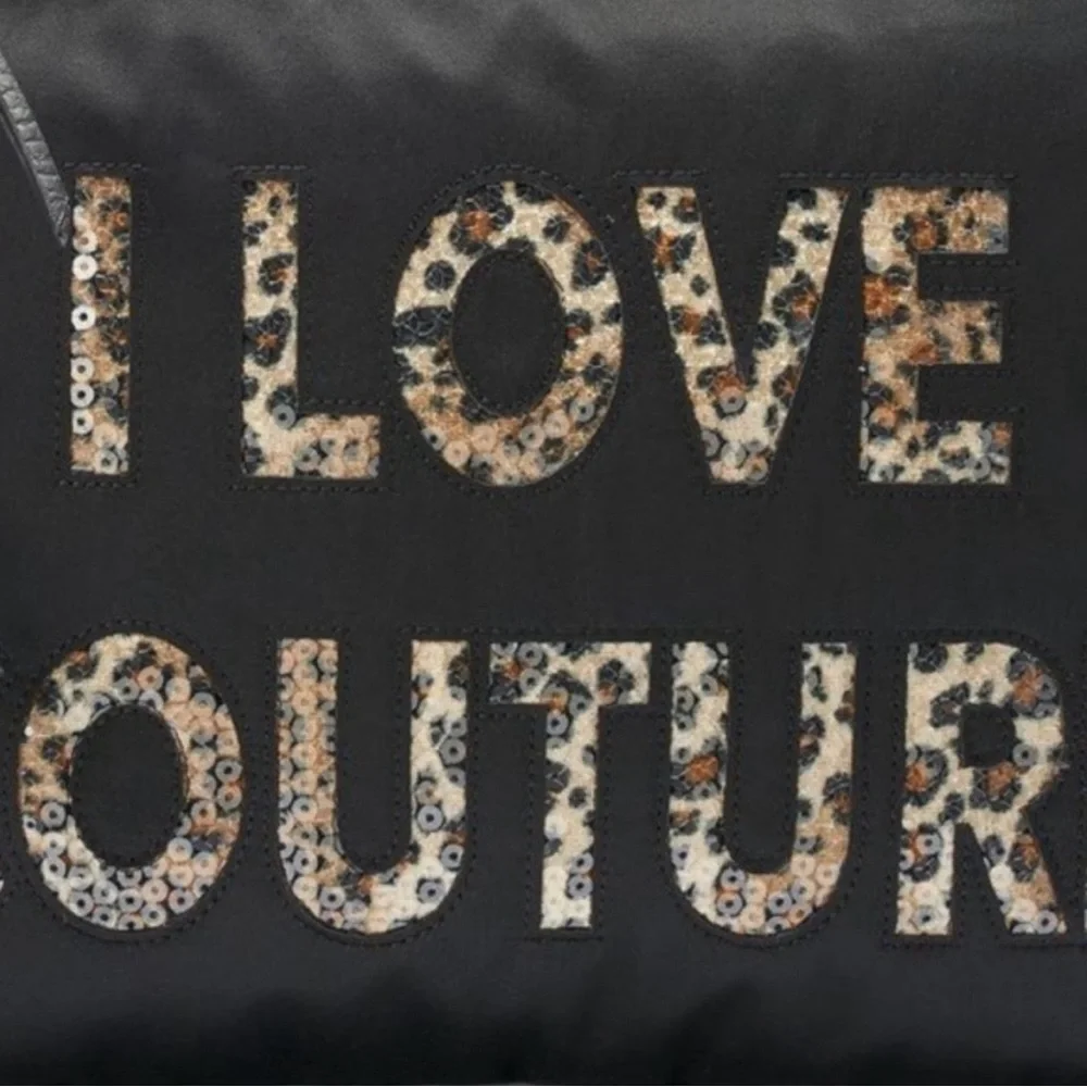 NWT Juicy Couture I LOVE COUTURE Large Wristlet Clutch